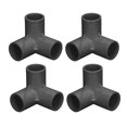 thumbnail image 4 of 10PCS PVC Plastic Right Angle Tee Corner Connector with 20mm Inner Diameter, 90 Degree Elbow Design for Water Pipes, Greenhouse, Tents, 4 of 7