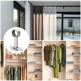 thumbnail image 7 of Uxcell 2 Pack Ceiling Mount Curtain Rod Bracket, 32x100mm Stainless Steel Rod Holders, 7 of 7