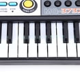 thumbnail image 2 of Teclado de piano para niños 37 teclas Teclado electrónico Juguetes educativos - Negro, 2 of 8