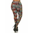thumbnail image 3 of One Size (plus) Abstract geometric printed knit legging, 3 of 3