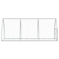 thumbnail image 4 of vidaXL Rabbit Hutch Silver 300x105x120 cm Galvanised Steel, 4 of 5