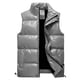 thumbnail image 2 of Chaqueta impermeable sin mangas para hombre Chaleco acolchado brillante, 2 of 4