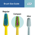thumbnail image 5 of TEPE Colour Compact Extra Soft Bristle Toothbrush – Extra Soft Manual Toothbrushes 4 Pack, 5 of 7