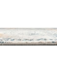 thumbnail image 5 of Unique Loom Nyla Collection Area Rug - Smile (5' 3" Round Multi/Gray), 5 of 7