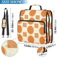 thumbnail image 2 of FORMRS Zipper Binder with Shoulder Strap 2-inch Ring 500 Sheet Capacity File Bag, Orange Geometric Pattern, 2 of 5