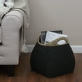 thumbnail image 6 of Household Essentials Handled Basket, Two Tone Seagrass and Paper Rope, 6 of 10