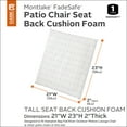thumbnail image 6 of Classic Accessories Patio Dining Back Cushion Foam - 2" Thick - High-Density Foam, 21"W x 23"H x 2"T (61-022-010922-RT), 6 of 17
