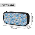 thumbnail image 4 of Vsdgher Cute Chickens and Flowers Print Large Capacity Pencil Case Pouch with Zipper, Portable Aesthetic Big Capacity Pencil Cases Pen Office Travel Stationery Bag, 4 of 8