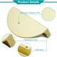 thumbnail image 5 of Actualice sus muebles con tiradores semicirculares de borde liso, diseño de media luna para un toque moderno, construcción de latón macizo que garantiza durabilidad y resistencia a la corrosión,, 5 of 6