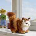 thumbnail image 3 of Interactive Robot Cat Plush Toy with Touch Control Meow Function, 3 of 5