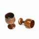 thumbnail image 3 of Hand-made Jujube Wood Wine Goblet Water Cup (2pcs), 3 of 4