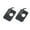 B, variant on Pebbuoy 2Pcs Plastic Arrow Rest Black Recurve Bow Arrow Holder Self-Adhesive Back Hunting Shoot Targeting Accessory
