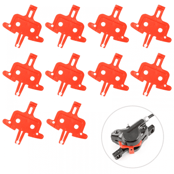 10Pieces Bicycle Brake Spacer Disc Brakes MTB Bike Parts Prevent Empty Pinch Cycling Accessories Repair Tools Plastic Plate for Shimano