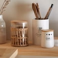thumbnail image 3 of Bouclair White Ceramic Garlic Container, 3 of 10