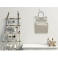 thumbnail image 5 of 2 Pcs Wall Hanging Storage Bag, Cotton and Linen Waterproof Closet Storage Bag, Over The Door Hanging Storage Organizer, for Bedroom, Bathroom, Hallway, Entryway(Grey, 5 of 7