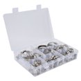 thumbnail image 1 of Hose Clamp, Easy Operation  Tube Clips Multiple Sizes Flexible  For Automotive Plumbing Application, 1 of 8