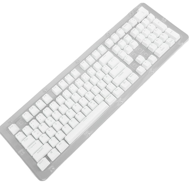 108 Key Translucent Mechanical Keyboard Keycaps for German Language Users, Compatible with Various 61 64 68 84 87 96 98 100 104 108 Keyboards