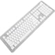 thumbnail image 1 of Tecla De Teclado Alemán De 108 Teclas, Teclas De Teclado Mecánico Minimalista Con Tecnología Translúcida, Compatible Con Teclados 61 64 68 84 87 96 98 100 104 108, Para, 1 of 7