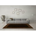 thumbnail image 3 of Ahgly Company Indoor Rectangle Abstract Orange Modern Area Rugs, 2' x 4', 3 of 4