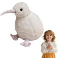 thumbnail image 2 of RUIG Kiwi Bird Plush Toy,Stuffed Animal Furry Kiwi Plushie Doll,Soft Fluffy Like Real Bird Hugging Toy -Cute Little Bird Kiwi Plushie as Gift for Your Kids Friends,Bird Toys for Kids &Birders, 2 of 9
