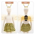 thumbnail image 3 of Disfraz de abeja para niños (4 piezas, con alas, diadema y varita), para actuaciones escolares (amarillo), 3 of 6