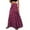 Hot Pink, variant on Fsqjgq Skirts for Women Gothic Brown Skirt for Women Summer Elastic High Waist Boho Maxi Skirt Casual Drawstring A-Line Long Skirt Pink L