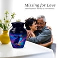 thumbnail image 7 of Puffin Small Urns For Adult Male Small, Mini Urn For Ash For Women, Miniature Urns For Human Ashes Adult Male, Ashes Keepsake For Men, Blue Urn For Male And Female, 3 Inch, 7 of 7