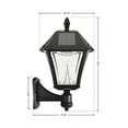 thumbnail image 4 of Gama Sonic Baytown 3585387 Solar-Powered LED Lantern - Black, 4 of 8