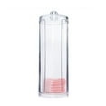 thumbnail image 4 of AMERTEER Transparent Makeup Organizers Round Cosmetic Storage Cotton Pad Dispenser Container Holder, 4 of 6