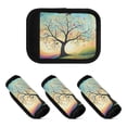 thumbnail image 6 of Luggage Handle Wrap for Suitcase 2 Pack Luggage Tag Identifiers for Travel Accessories Whimsical Tree with Swirling Branches, 6 of 6