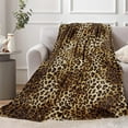 thumbnail image 3 of Cheetah Print Blanket Gifts for Women Soft Lightweight Leopard Flannel Throw Blankets for Couch Bed Sofa Travel 60" x 50", 3 of 7