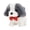 Grey, variant on Brown Electric Walking Barking Plush Dog Toy, Simulation Pet For Kids, Interactive Companion Bow Accent