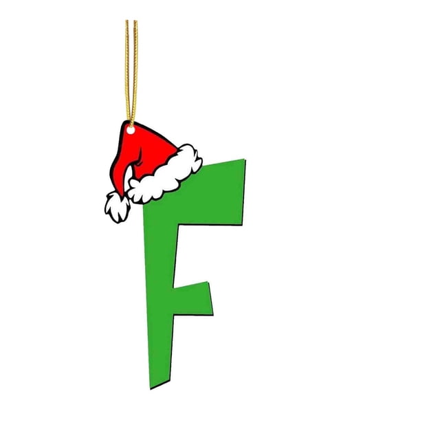 Letras Acrílicas Navideñas Adornos de Letras Navideñas Decoraciones Acrílicas Adornos Colgantes para Árbol de Navidad Xihbxyly