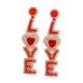 thumbnail image 4 of Pendientes Del Día De San Valentín Pendientes Colgantes Pendientes Colgantes De Joyería Creativa Rojo, 4 of 8
