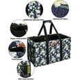 thumbnail image 6 of MaxxMarket Extra Large Reusable Grocery Bag Carrier with Handle, Thirty One Utility Tote Foldable for Shopping and Beach, 6 of 13
