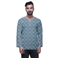 thumbnail image 1 of Atasi Indian Traditional Kurta For Men Keyhole Neck Short KurtaShirtFor Boys, 1 of 1