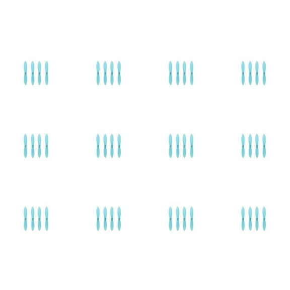 HobbyFlip All Blue Nano Quadcopter Propeller blade Set 30mm Compatible with Hubsan Nano Q4 H111 12 Pack