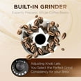 thumbnail image 4 of Ivation 2-in-1 Drip Coffee Maker & Grinder – 10 Cup, Auto Brew, Timer, 1.5L Tank, Reusable Filter., 4 of 5