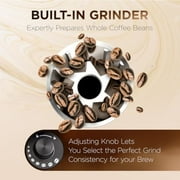 IVATION Espresso & Cappuccino Maker with Frother, 58mm Coffee Machine, Single & Double Shot, Auto Clean