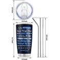 thumbnail image 3 of To My Husband Coffee Tumbler Cup with Lid, Valentines Day Anniversary Birthday Gifts for My Husband, 20oz Double Wall Vacuum Stainless Steel Insulated Travel Mug Gifts for Him, 3 of 6