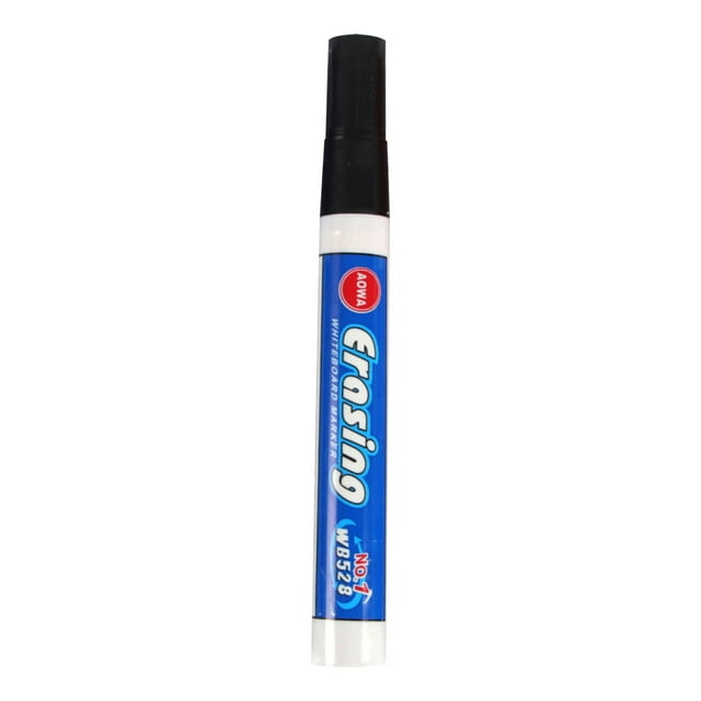 Lunxisen 3 Pcs Dry Erase Markers,Low Odor White Board Markers Whiteboard Markers with Erasers for Kids Teacher Supplies for Classroom Work on White Board, Calender, Fine Tip Point(10ml)