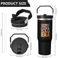 thumbnail image 2 of 1pc dad 30oz Tumbler with Straw & Handle - Insulated Stainless Steel Cup | Holiday Gift for Man Women (Christmas, Valentine's, Birthday), 2 of 8