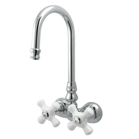 UPC 663370096136 product image for Kingston Brass CC80T1 Vintage 3-3/8-Inch Wall Mount Tub Faucet  Polished Chrome | upcitemdb.com