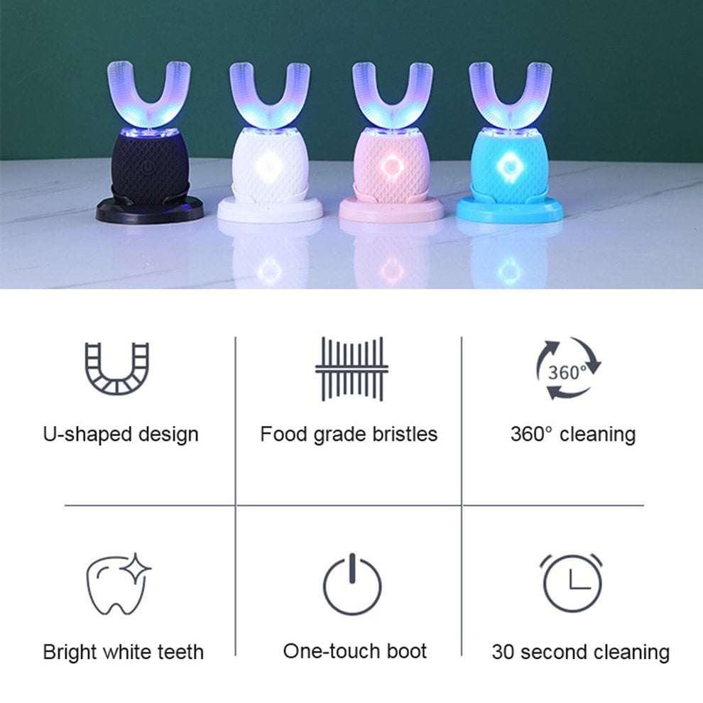u shaped ultrasonic toothbrush