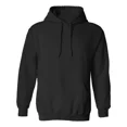 thumbnail image 1 of Sudadera Capucha / Cangurera 50-50 Color Negro Unisex, 1 of 4