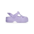thumbnail image 3 of Justice Little and Big Girls Bow Platform Clog Sandals, 3 of 7