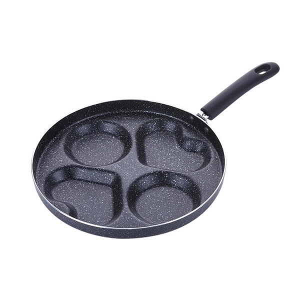 Olla Para Freír De Cuatro Agujeros, Sartén Gruesa Para Tortilla, Sartén Antiadherente Para Huevos, Tortitas, Bistec, Sartén Para Cocinar Huevos, Jamón, Sartenes Para El Desayuno, Utensilios De Cocina Noticed HA027426-02