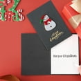 thumbnail image 5 of 3D Pearl Christmas Cards Set of 5, Vintage Greeting Cards with Envelopes for Holiday Wishes and Thanksgiving, Premium Cardstock(Gray,B), 5 of 6