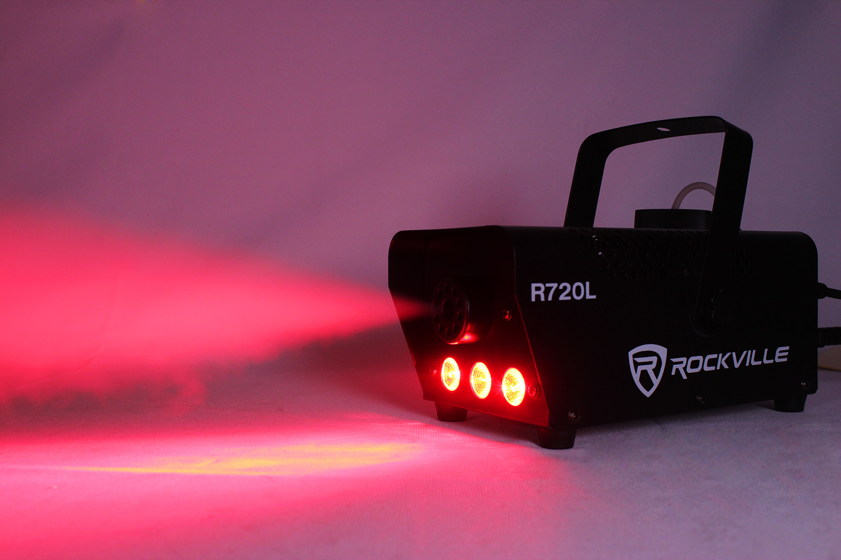 (2) Chauvet DJ Bank RGBA LED Light +FREE Rockville R720L LED Fog/Smoke Machine