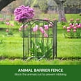 thumbnail image 5 of 10ft x 24in Rustproof Metal Garden Fence Panels, No  Animal Barrier for Dogs, Flower Beds,, 5 of 8
